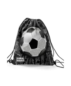 Drawstring Bag  Football Black Coral High - Image 2