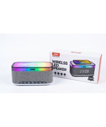 Wireless Led Speaker With Charging And Clock
