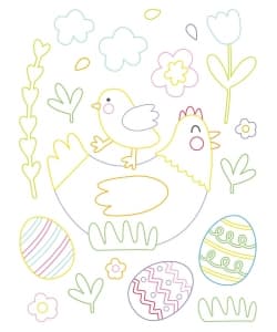 MES COLORIAGES TOUT DOUX-PAQUES - Image 3