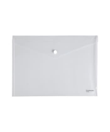 File Envelope Comix Pp A4 W/Bottom Clear C310