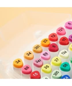 Marker Comix Double Tip Triangular 48/Pack - Image 2