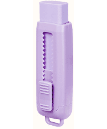 Eraser Comix Retractable Purple B2573