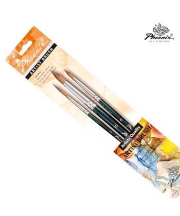 Brush Phoenix Artist Brush 3/Pack