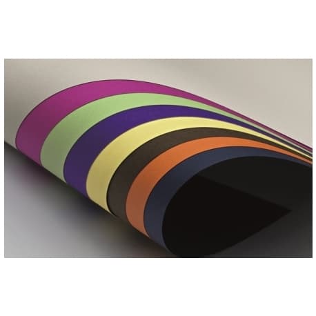 Cardboard Prisma 50X70Cm (16) 220Gr (Nero) Black