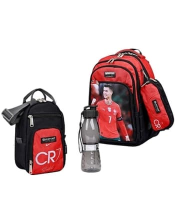 Christiano Ronaldo Set Backpack Leopard
