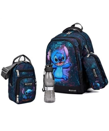 Stitch Set Backpack Leopard