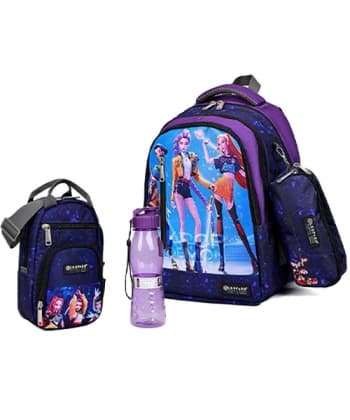 K-Pop Set Backpack Leopard