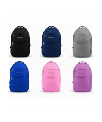 Backpack Exsport Plain Collection Multiple Comp.