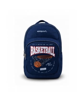 Backpack Exsport Slogan Multiple Comp.