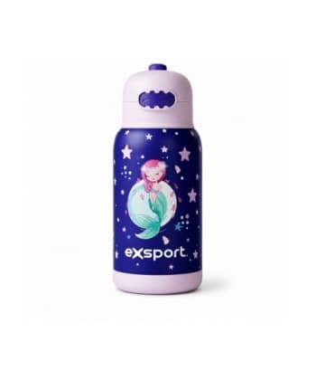 Water Bottle Exsport Plastic Mermaid 550Ml
