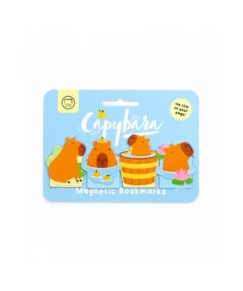 Capybara Magnetic Bookmark Set