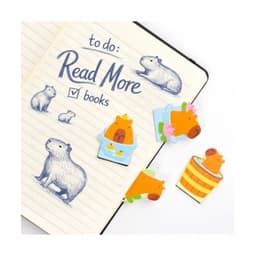 Capybara Magnetic Bookmark Set - Image 2