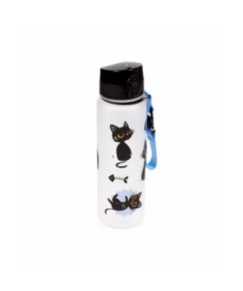 Lucky The Black Cat Water Bottle