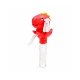 Dinosaur Handheld Hand-Operated Fan with Bubbles - Image 2