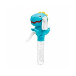Dinosaur Handheld Hand-Operated Fan with Bubbles - Image 3