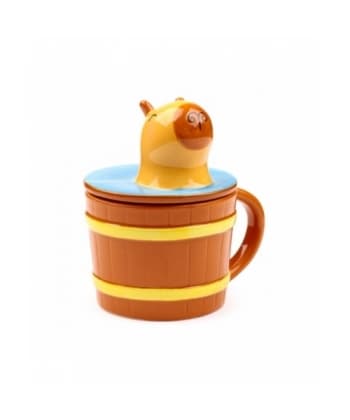 Capybara Ceramic Lidded Mug