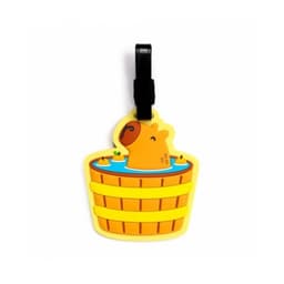 Capybara PVC Luggage Tag - Image 1