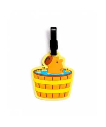 Capybara PVC Luggage Tag