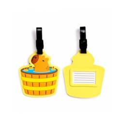 Capybara PVC Luggage Tag - Image 3