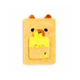 Capybara Plush Notebook with Pouch & Mini Notebook - Image 1
