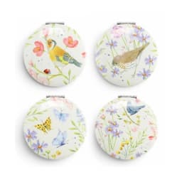Jan Pashley Wings & Wildflowers Compact Mirror - Image 1