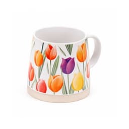 Tulips Tapered Stoneware Mug - Image 1