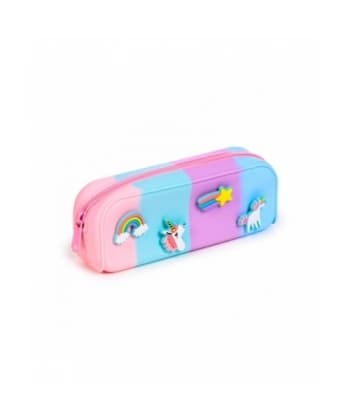 Unicorn Magic Charms Silicone Pencil Case