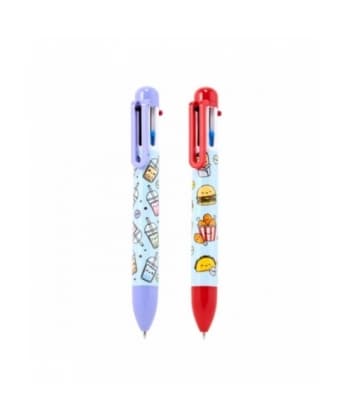 Foodiemals Multi Colour Pen (6 Colours)