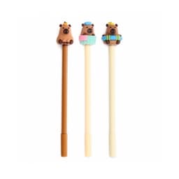 Capybara Erasable Pen with Topper - Image 1
