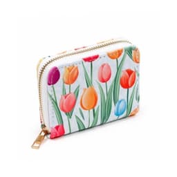 Tulips Zip Around Small Wallet Purse - Image 1