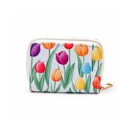 Tulips Zip Around Small Wallet Purse - Image 3