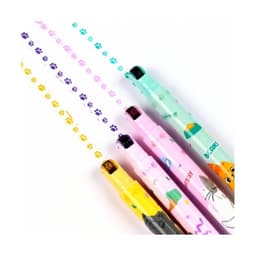 Beans & Co Cat 2-in-1 Highlighter & Stamp Wheel Pen - Image 5