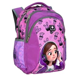 Printed Pink Backpack Bentley - Image 2