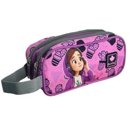 Printed Pink Pencil Case Bentley - Image 2
