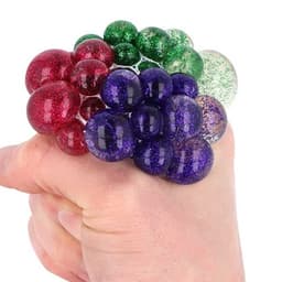 Ball W/Mesh Squeeze Glitter Assorted N51830 - Image 2