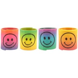 Fun Toys Spring Smile Face 3.5Cm Rainbow T65013 - Image 1