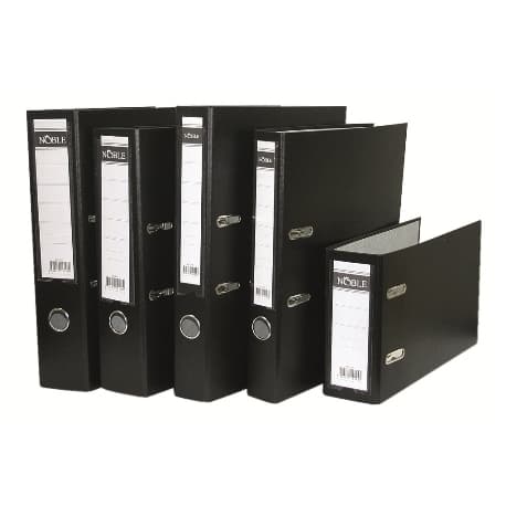 Box File Noble 997 Cardboard F/C 7.5Cm Black