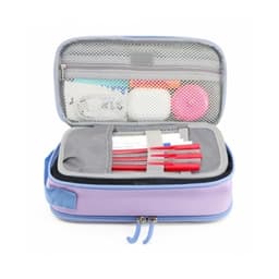 Pencil Case Jworld Doodle 2 Comp. Purple Pc2501 - Image 8
