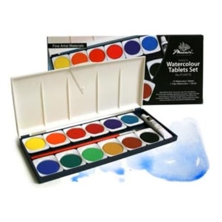 Watercolor Paint Phoenix 30X4Mm 12/Packs