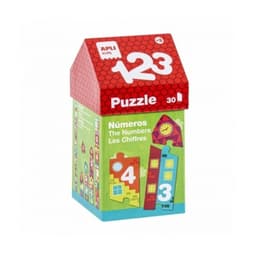 1,2,3 puzzle house box (30 pieces) - Image 1