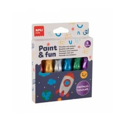 Brushes with metallic paint - Image 1