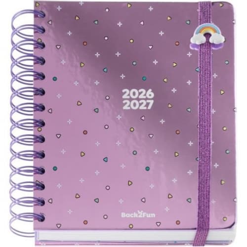 Diary miquelrius B2F 185X160 1Dpp Rainbow 26968