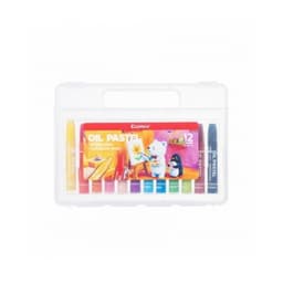 Oil Pastel Comix Easy Stick 12/Pack Ec201-12 - Image 1