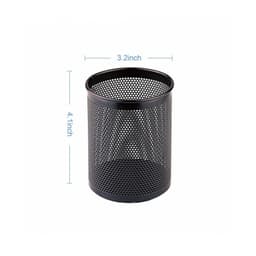 Pen Holder Comix Round Metal Black B2002 - Image 3