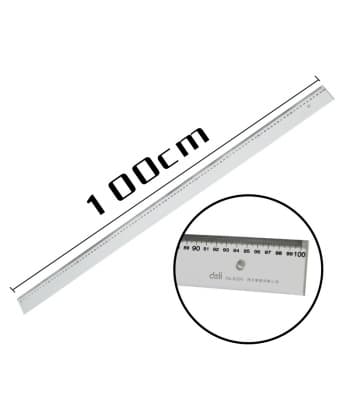 Ruler Deli Acrylic 100Cm Multi Functional 8200