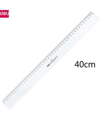 Ruler Deli Plastic 40Cm 8241