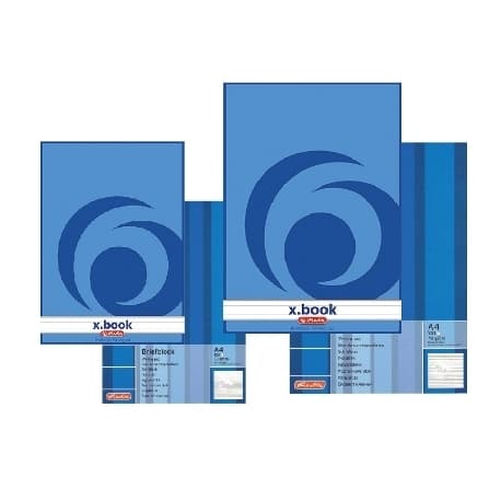 Writing Pad Herlitz A4 Ruled 50Sh 717413