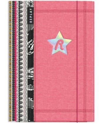Folder W/3 Flaps And Elastic Replay