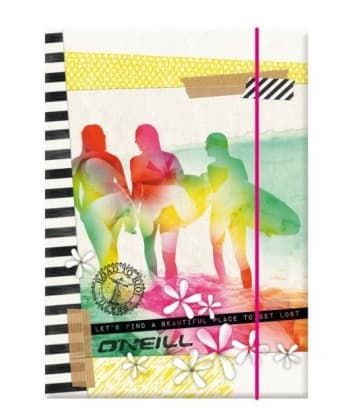 File Cardboard 3Flaps W/ Elastic O Neil Girls