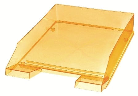 Letter Tray Herlitz A4 Transparent Yellow 10778439